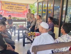 Jalin Silaturahmi Bersama Masyarakat Kapolsek Salawati Gelar Jumat Curhat