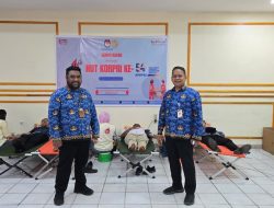 Sambut HUT KORPRI Ke-54, KPU Papua Pegunungan Gelar Donor Darah