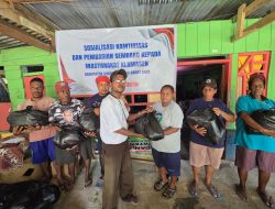 Sosialisasi Kamtibmas dan Pembagian Sembako di GKI Pengharapan Wasirisin, Warga Diajak Jaga Stabilitas Jelang Natal dan Tahun Baru