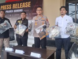 Polres Sorong Amankan Residivis (YY) Pelaku Curanmor
