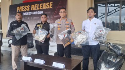 Polres Sorong Amankan Residivis (YY) Pelaku Curanmor