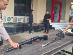 Operasi Pekat 1 Dofior 2026, Polres Sorong Sita Senjata Api, Ratusan Liter Miras Ilegal dan Ungkap Kasus Curanmor