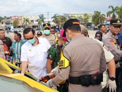 Kapolda PBD Pimpin Pemusnahan Ribuan Botol Miras Hasil Operasi Pekat I Dofior 2026