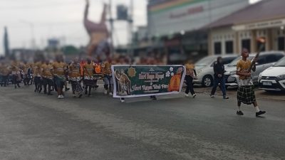 Suling Tambur Iringi Pawai Ogoh-ogoh Di Kabupaten Sorong