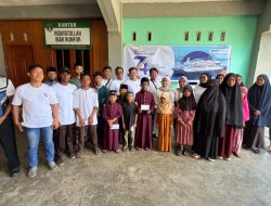 HUT ke-74 , PELNI Biak Serahkan  Santunan di Pondok Pesantren Hidayatullah