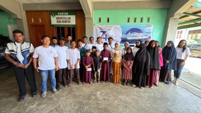 HUT ke-74 , PELNI Biak Serahkan  Santunan di Pondok Pesantren Hidayatullah