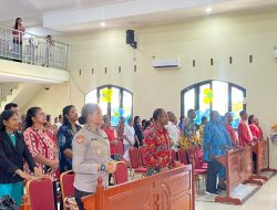 Polda Papua Barat Daya Hadiri HUT ke-41 GPI Papua, Tegaskan Komitmen Jaga Kerukunan di Tanah Papua