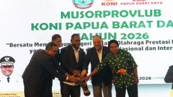 Kapolda Papua Barat Daya Hadiri Musorprovlub KONI, Penguatan Organisasi Jadi Sorotan