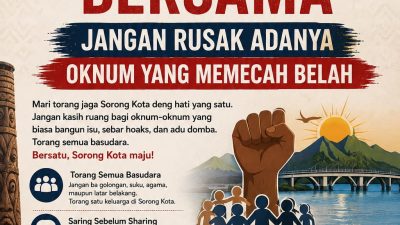 Polda Papua Barat Daya Ingatkan Warga Sorong Waspadai Hoaks dan Provokasi Pemecah Persatuan